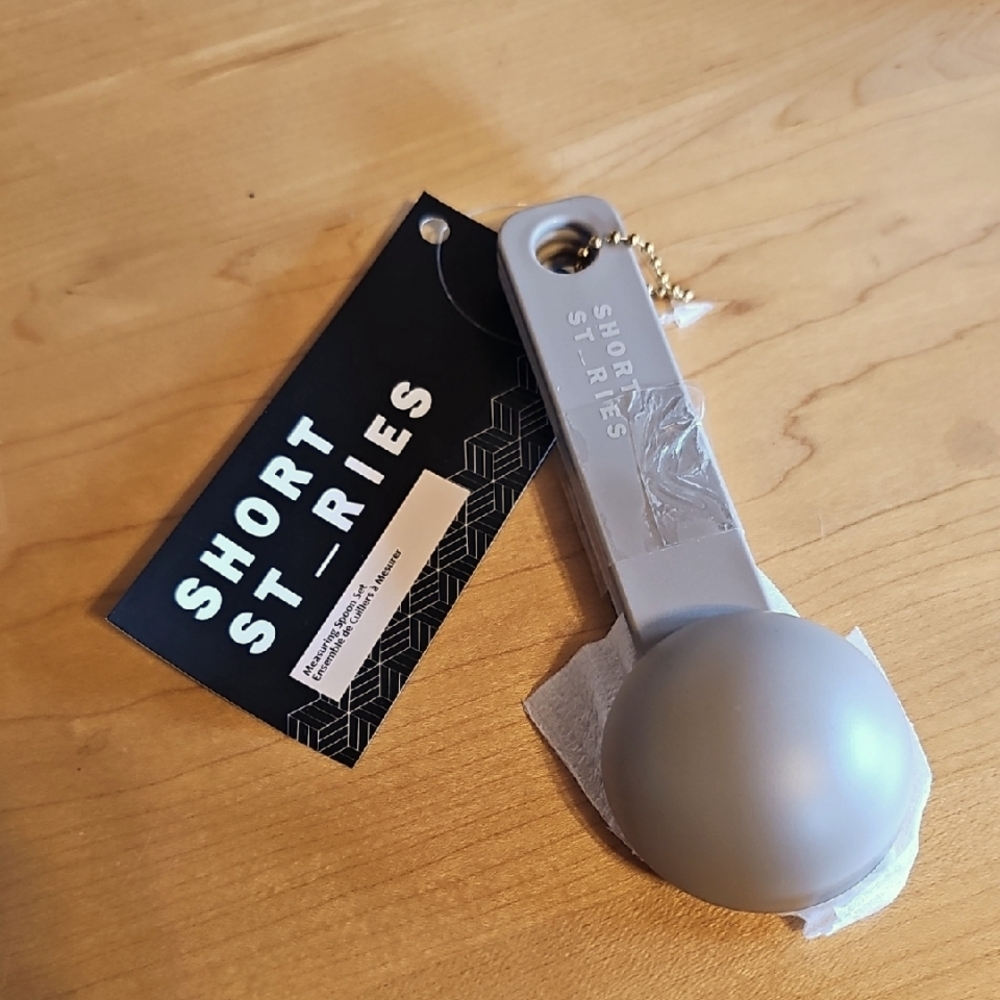 Short Stories Gray Measuring Spoons NEW